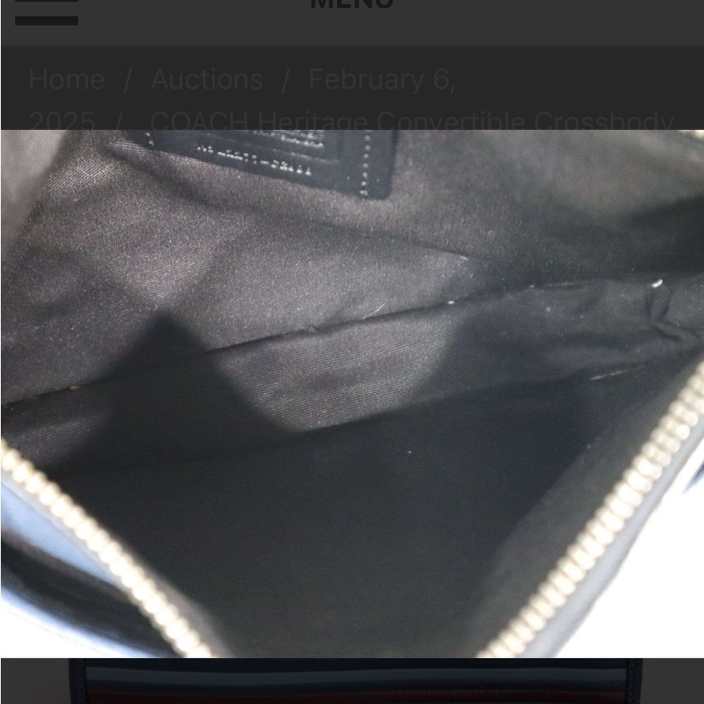 Our polished pebble leather Town tote secures with a snap closure. - Picture 8 of 8